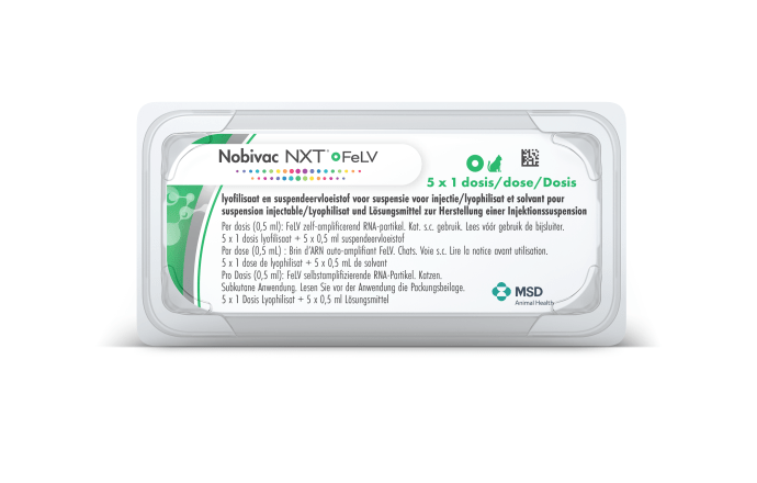 Packshot Nobivact NXT FeLV 5 Ds.