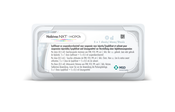 Packshot Nobivac NXT HCPCh 5 Ds.