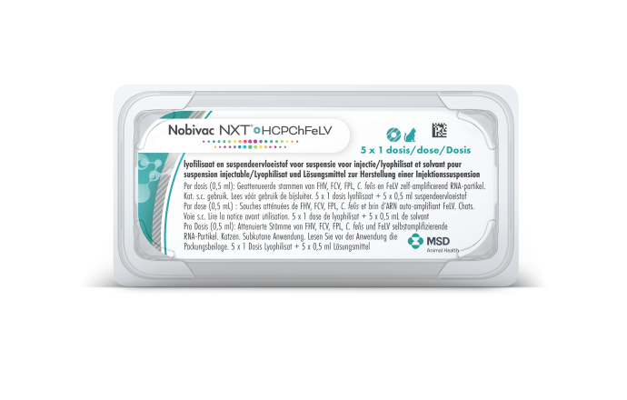 Packshot Nobivac NXT HCPChFeLV 5 Ds.