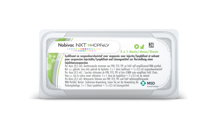 Packshot Nobivac NXT HCPFeLV 5 Ds.
